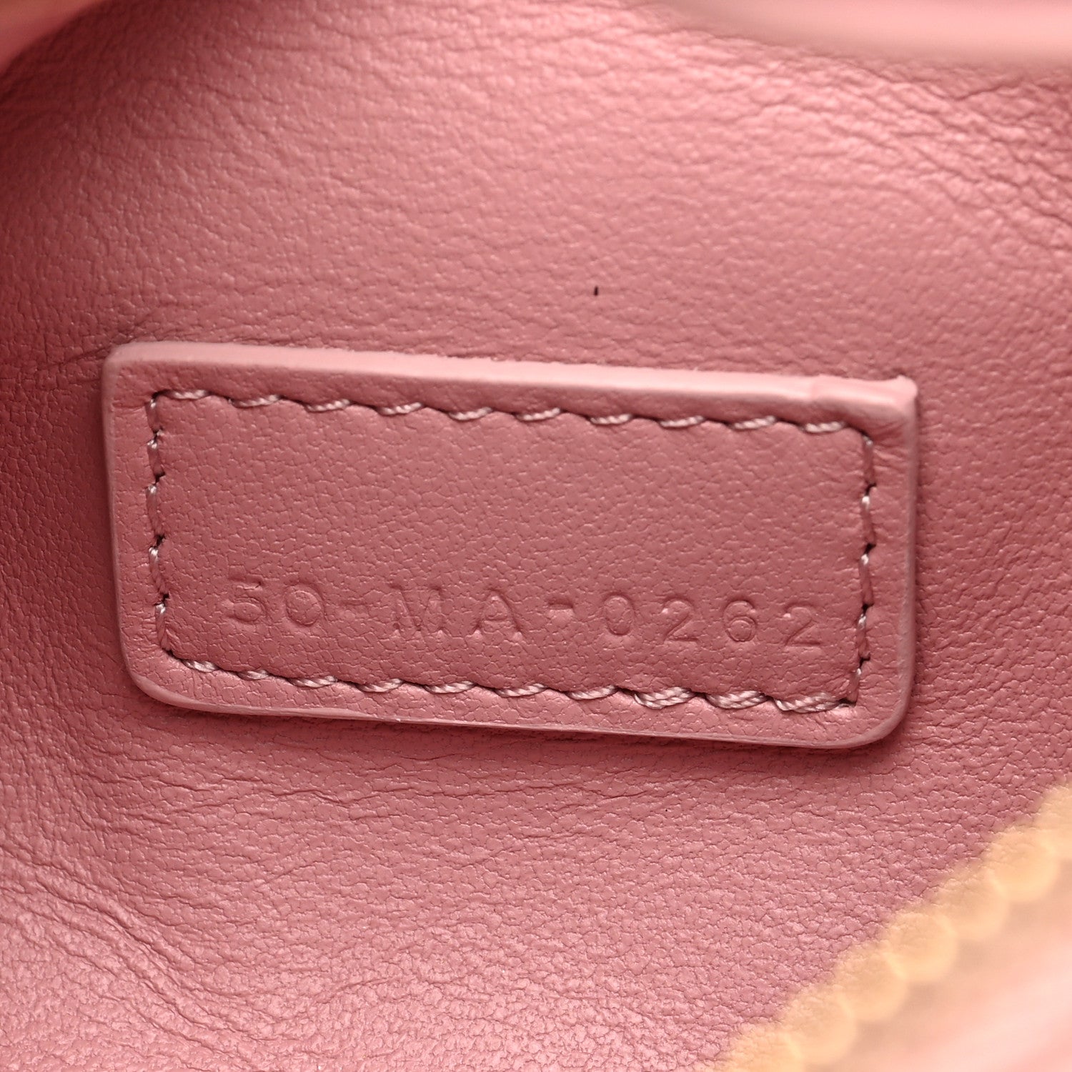 Christian Dior Calfskin Macrocannage Small Diortravel Nomad Pouch Old Rose 7 of 7