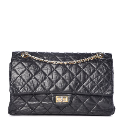 Chanel Aged Calfskin Quilted 2.55 Reissue 226 Flap Black 1 of 14