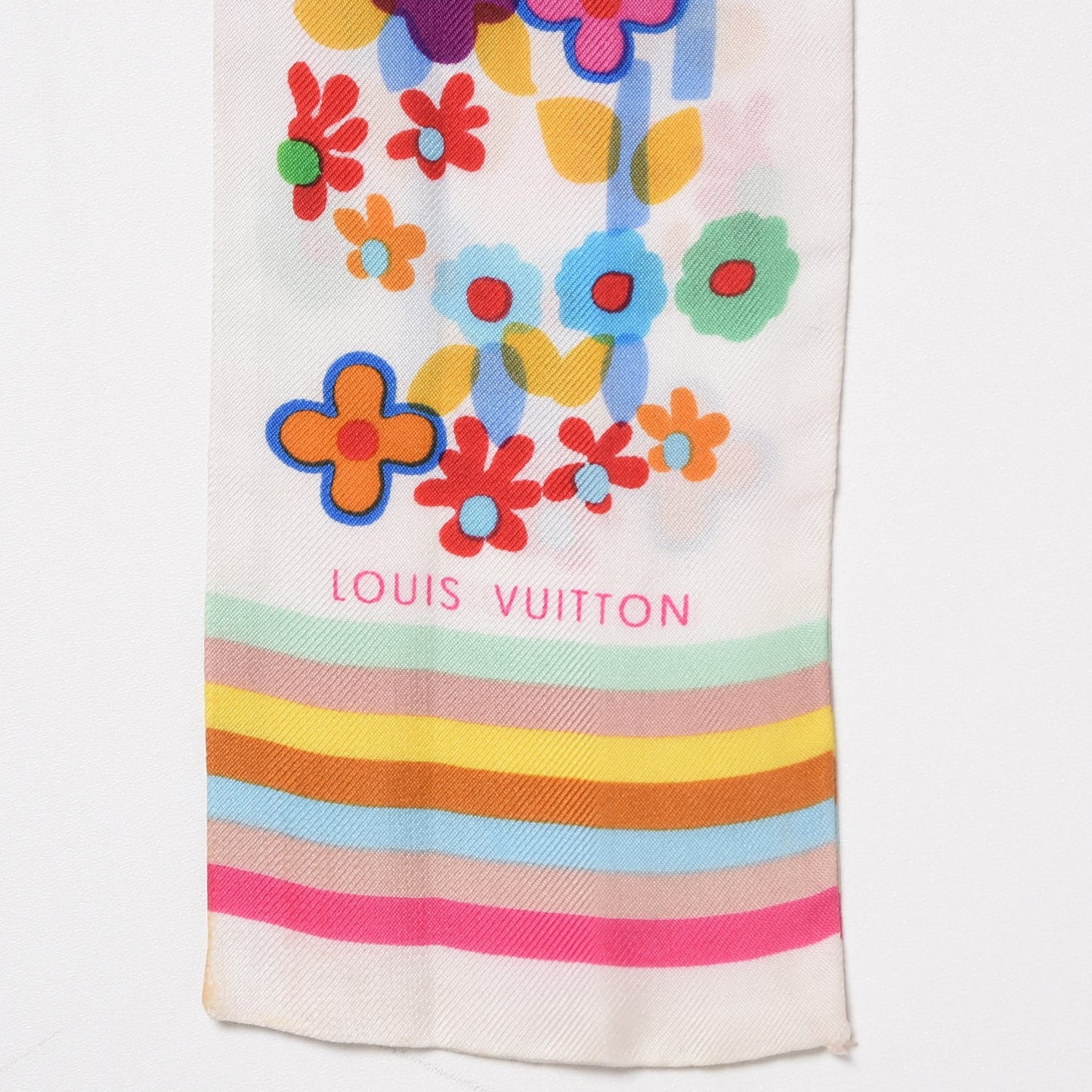 Silk Olivia Bandeau Multicolor White