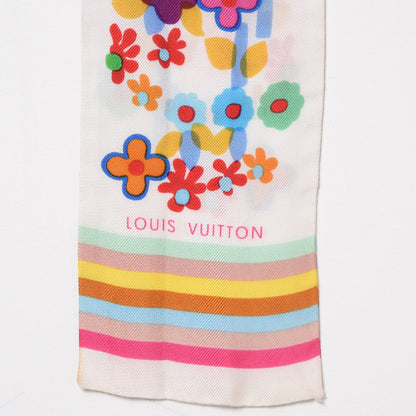 Louis Vuitton Silk Olivia Bandeau Multicolor White 3 of 6