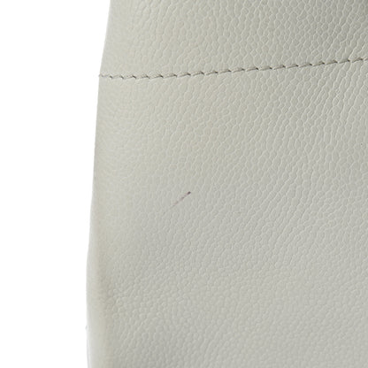 Chanel Caviar CC Tote White 18 of 20