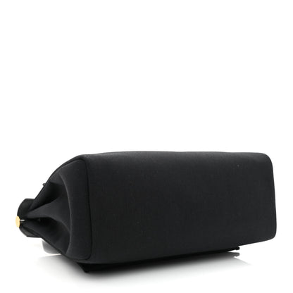 Hermes Toile Vache Calfskin Herbag 39 MM Black 5 of 15