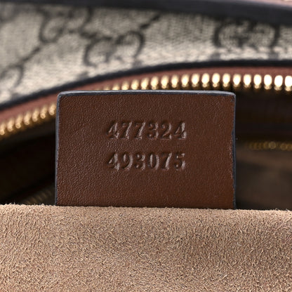 Gucci GG Supreme Monogram Large Linea A Hobo Light Brown 7 of 11