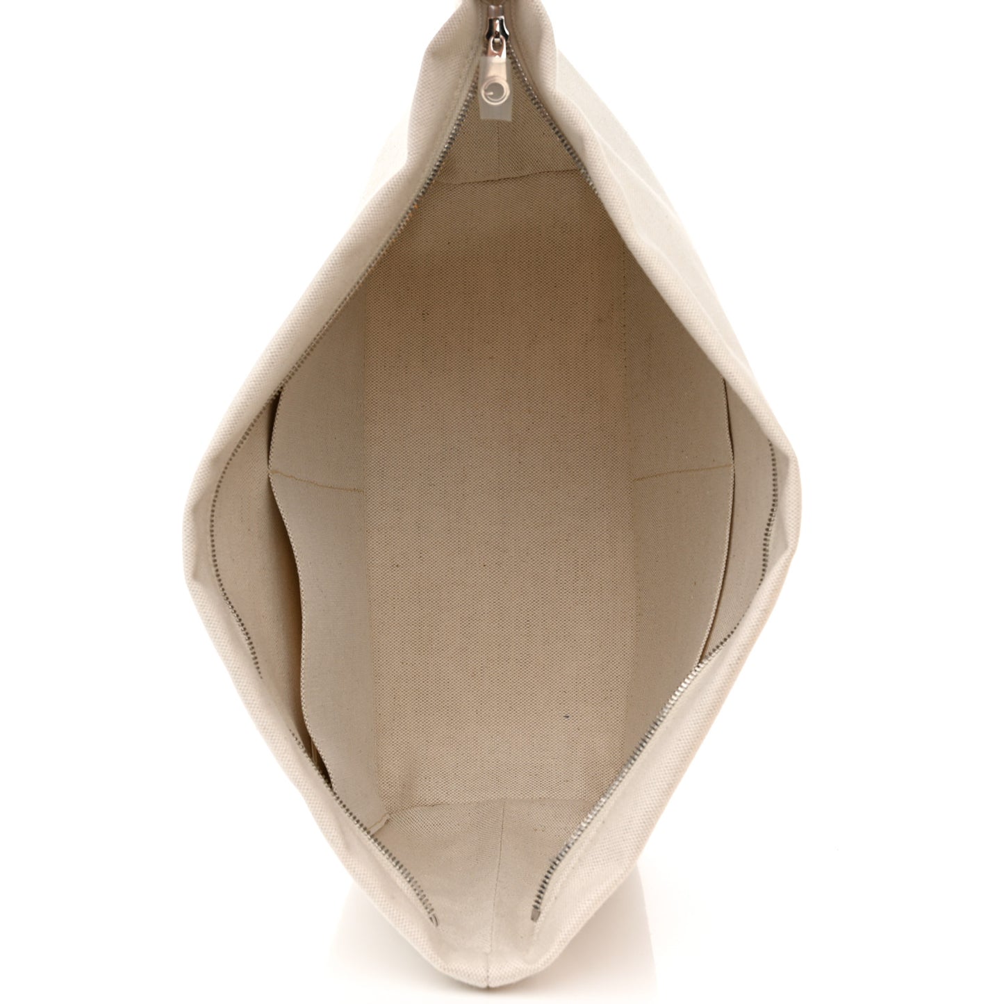 Canvas Necessaire Organizer Pouch Off White