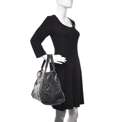 Balenciaga Agneau Giant 12 Gold Hardware Work Anthracite 2 of 14