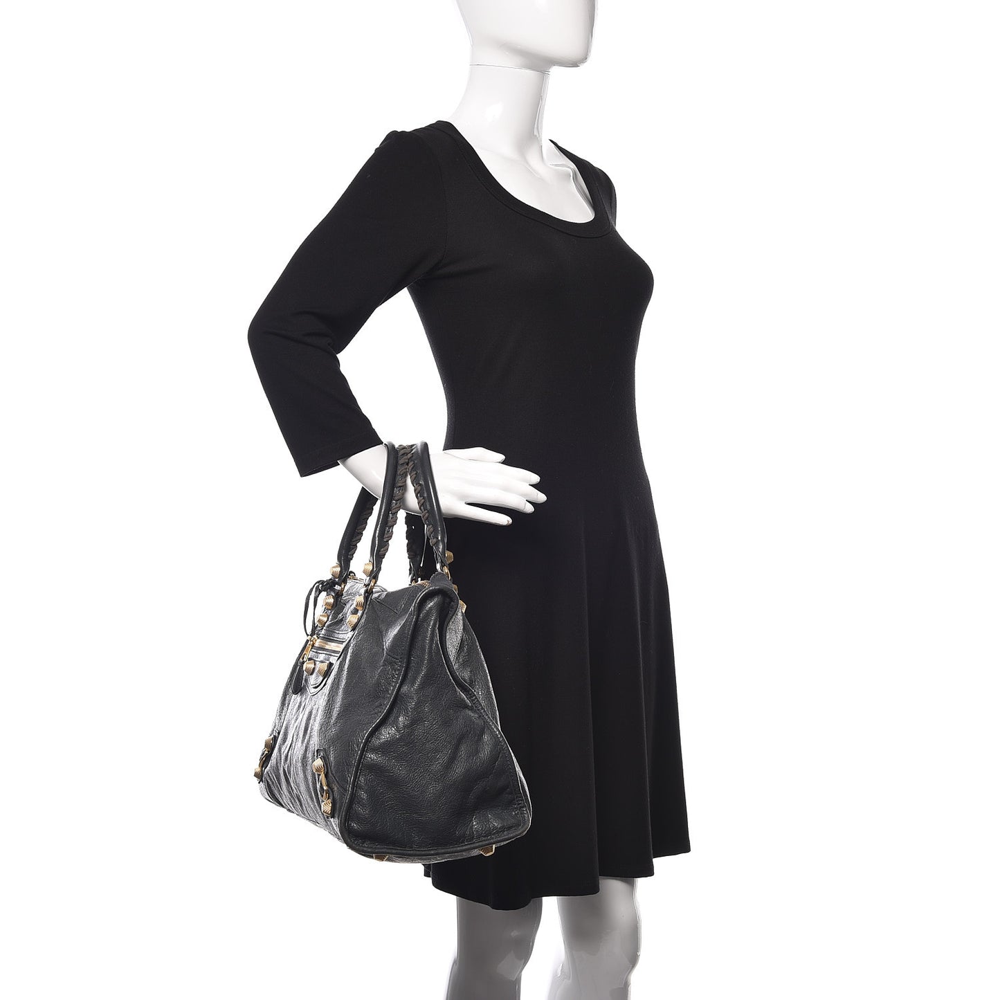 Agneau Giant 12 Gold Hardware Work Anthracite