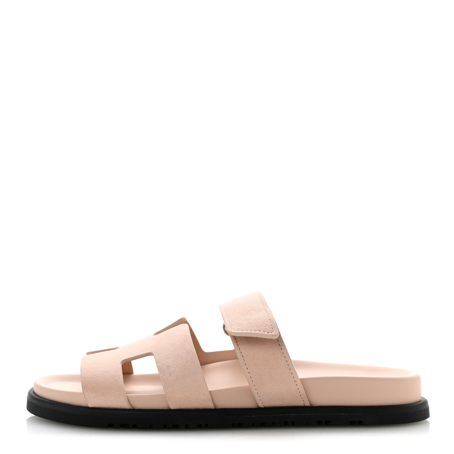 Suede Goatskin Womens Chypre Sandals 38  Rose Porcelaine