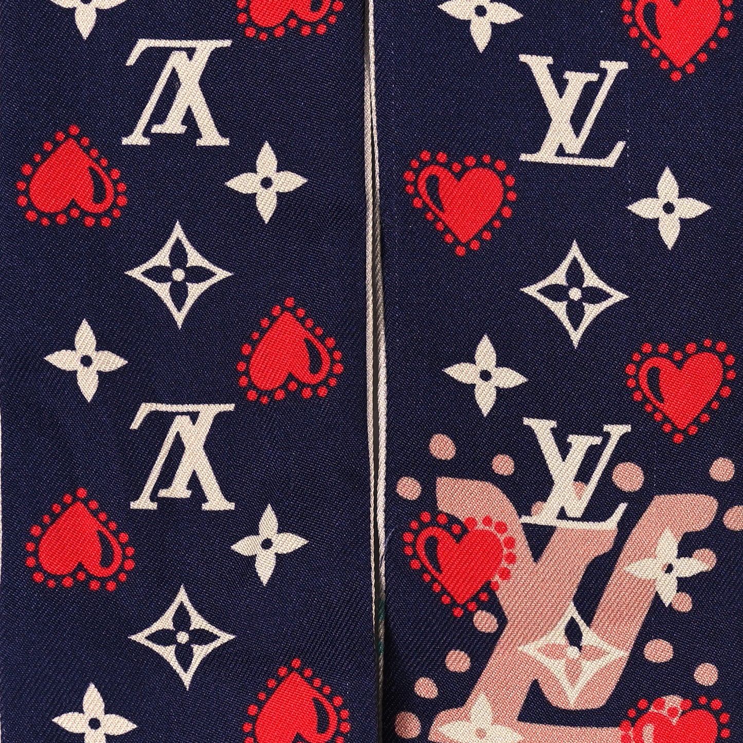 Silk Monogram BB Bandeau Bleu MA