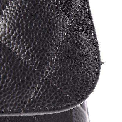 Chanel Caviar Quilted Jumbo Double Flap Black 10 of 17