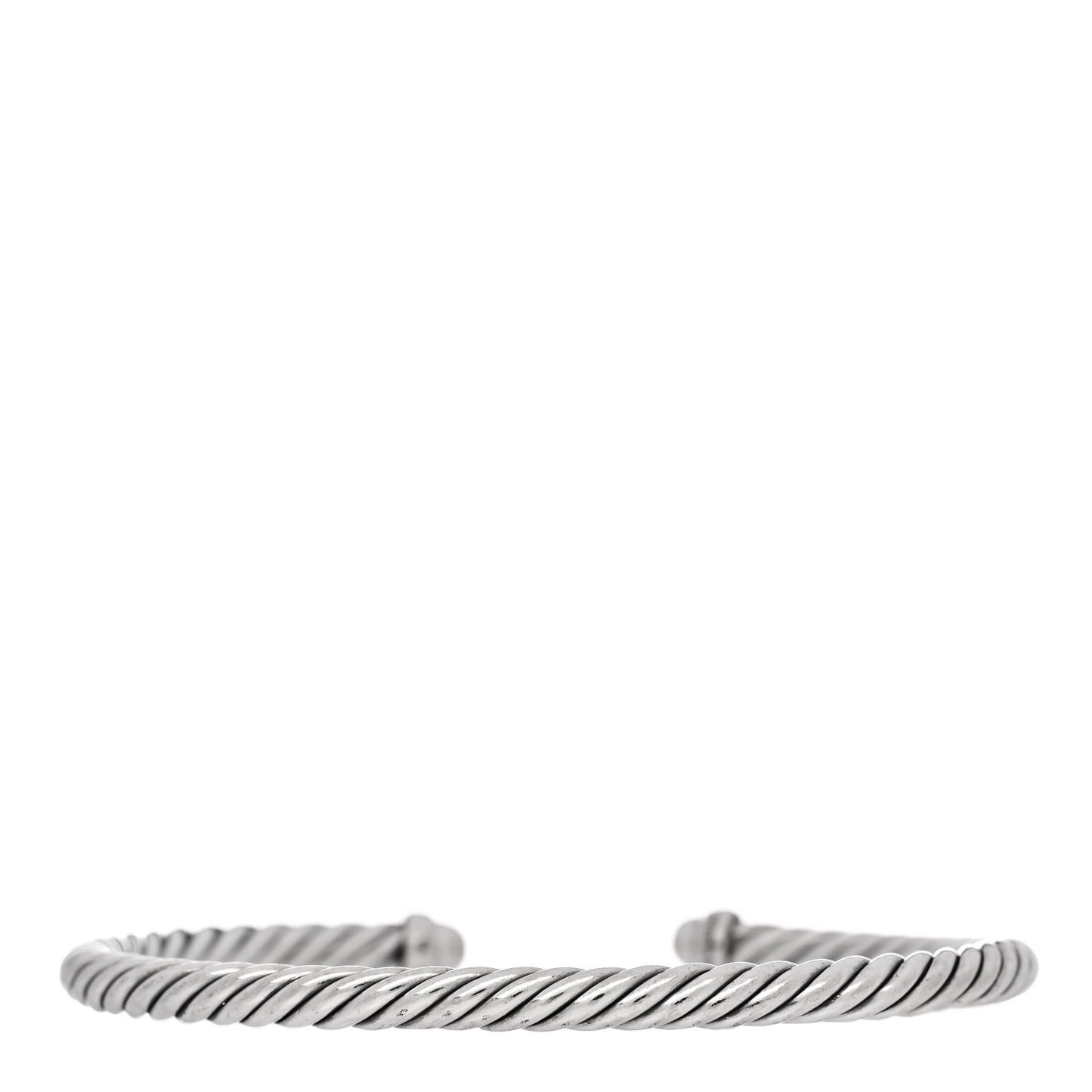 Sterling Silver 14K Yellow Gold 4mm Cable Classics Bracelet