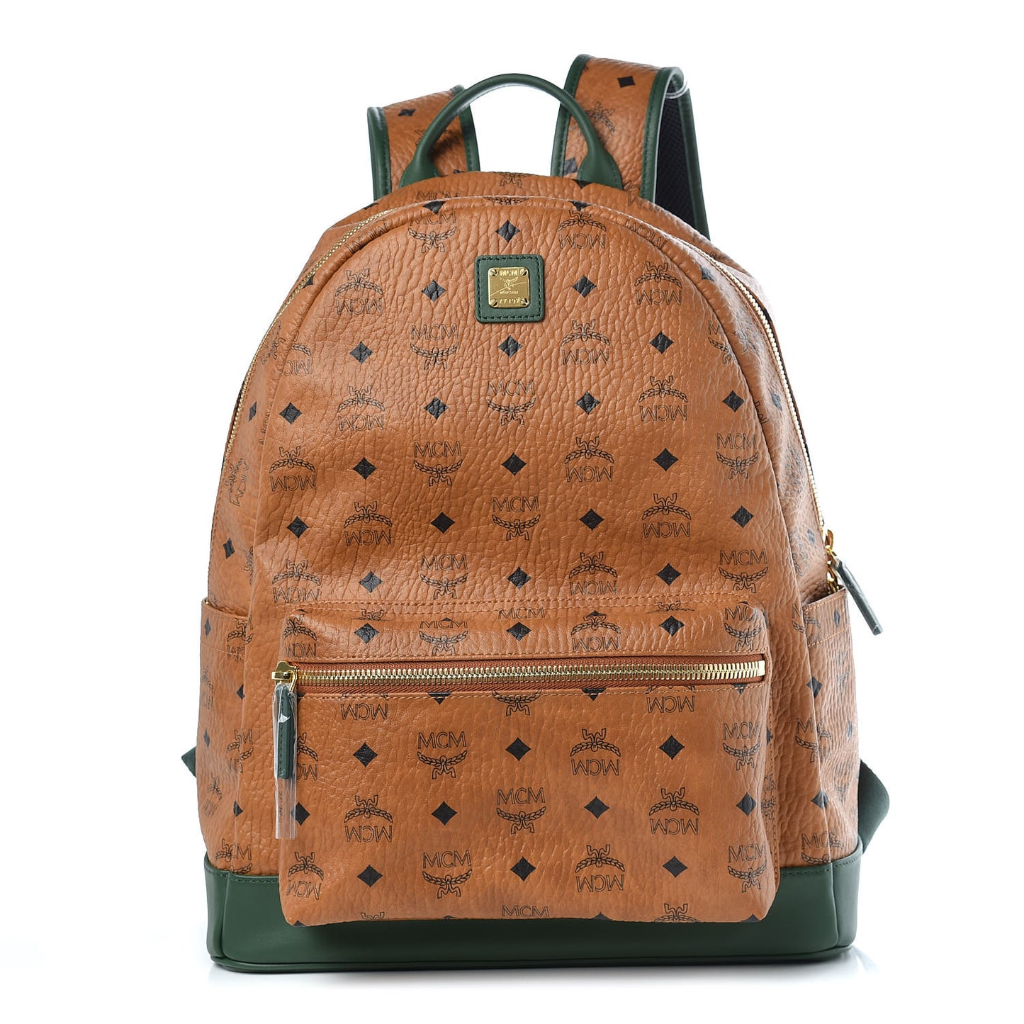 Visetos Medium Stark Backpack Cognac Safari Green