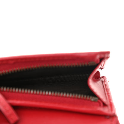 Gucci Calfskin Matelasse Mini GG Marmont Wallet On Chain Hibiscus Red 5 of 11