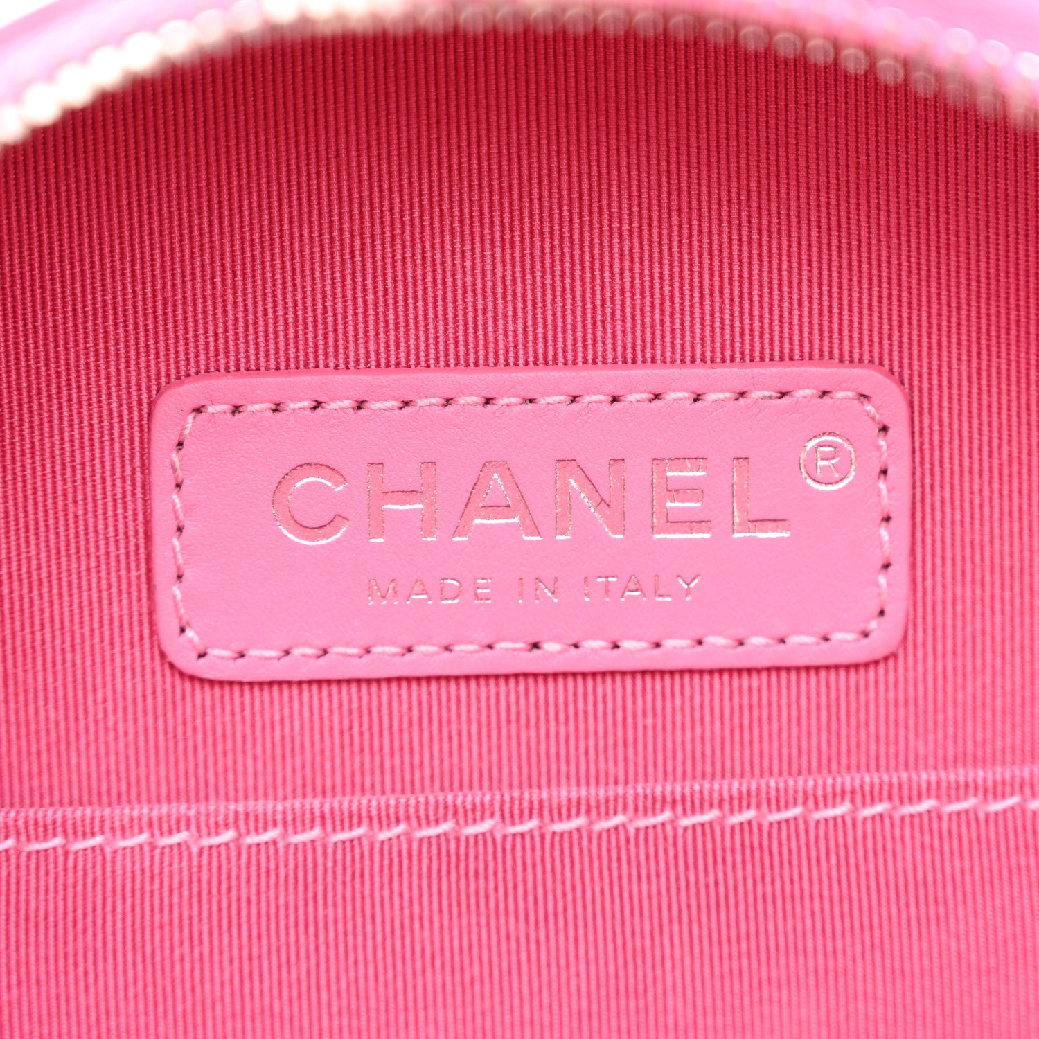 Chanel Patent Round As Earth Evening Bag Pink 7 of 10