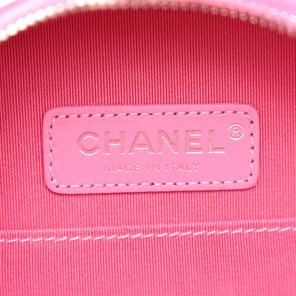 Chanel Patent Round As Earth Evening Bag Pink 7 of 10