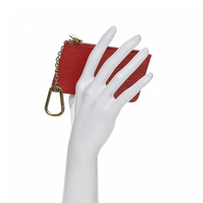 Louis Vuitton Epi Key Pouch Castillan Red 2 of 6