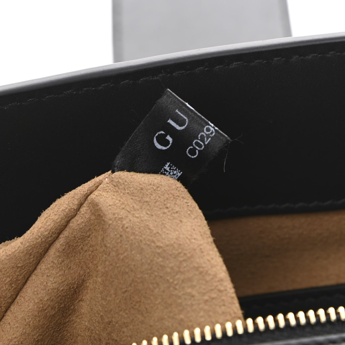 GG Supreme Monogram Medium Padlock Tote Black