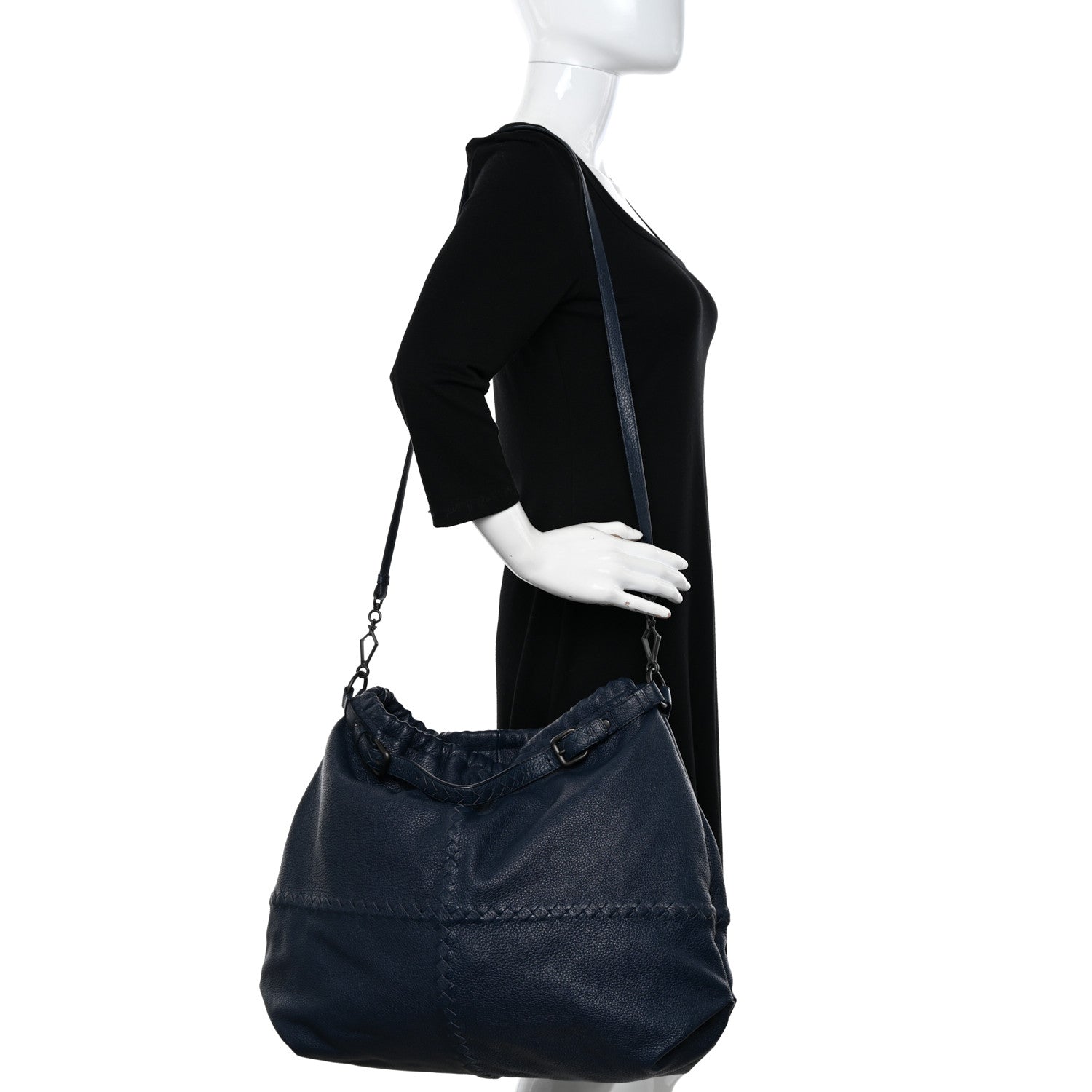 Bottega Veneta Cervo Intrecciato Brick Tote Ebano 2 of 13