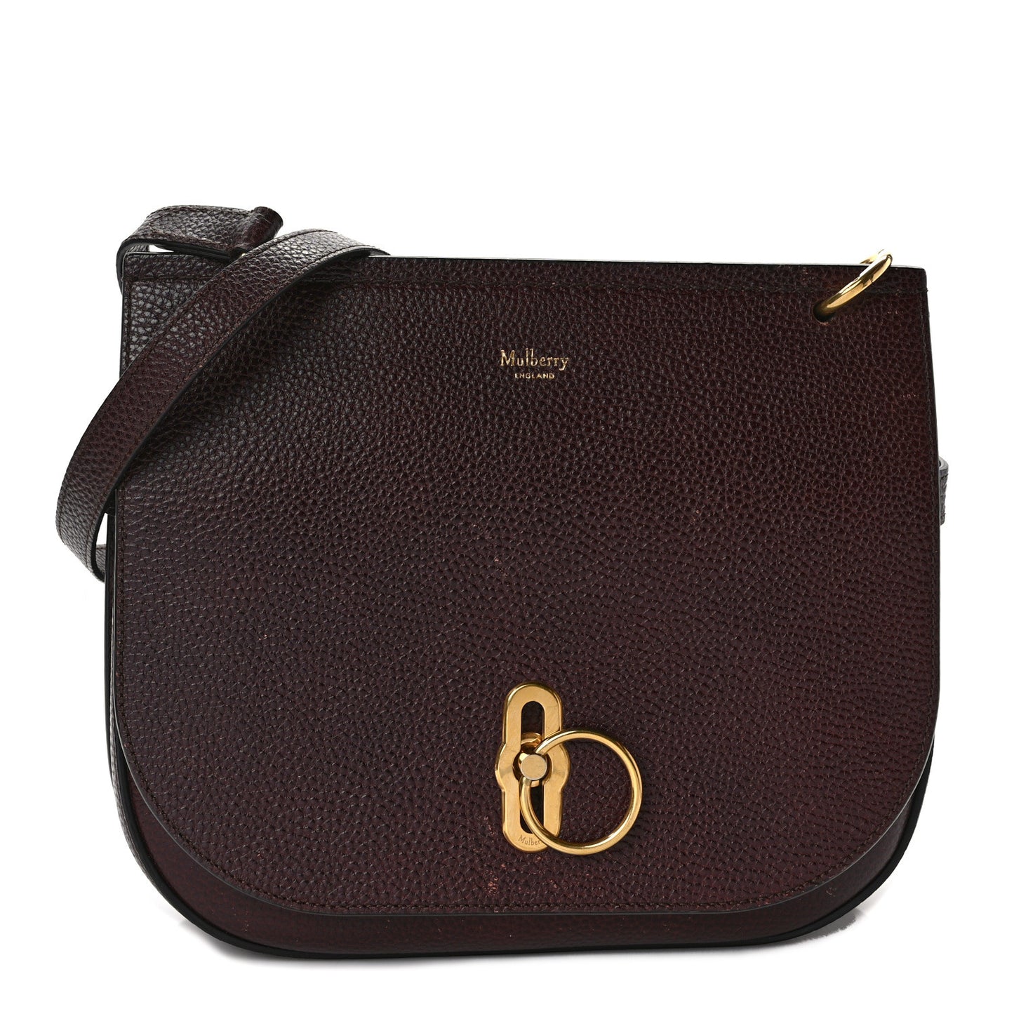 Small Classic Grain Amberley Satchel Oxblood