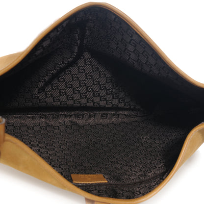 Gucci Suede Bamboo Jackie O Hobo Light Brown 5 of 7
