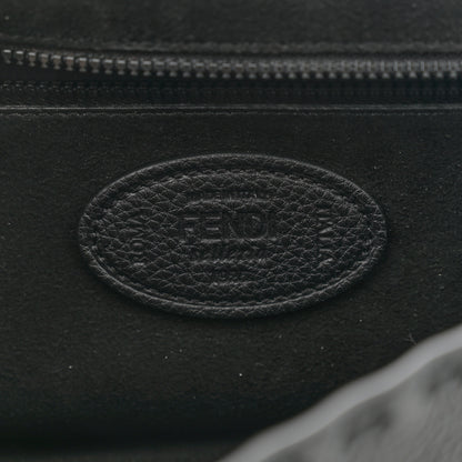 Fendi Cuoio Romano Selleria Baguette Black Black 6 of 12
