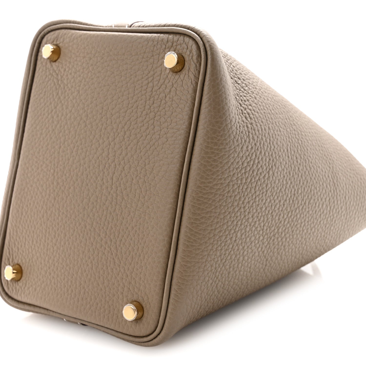 Hermes Taurillon Clemence Picotin Lock 18 PM Etoupe 9 of 10