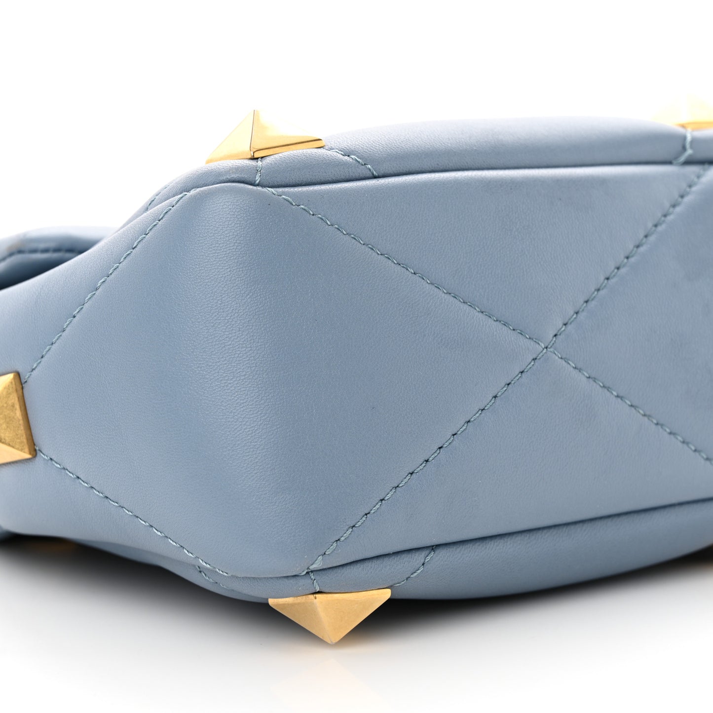 Nappa Large Roman Stud Shoulder Bag Niagara