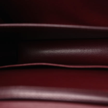 Celine Box Calfskin Teen Classic Box Flap Bag Burgundy 5 of 10