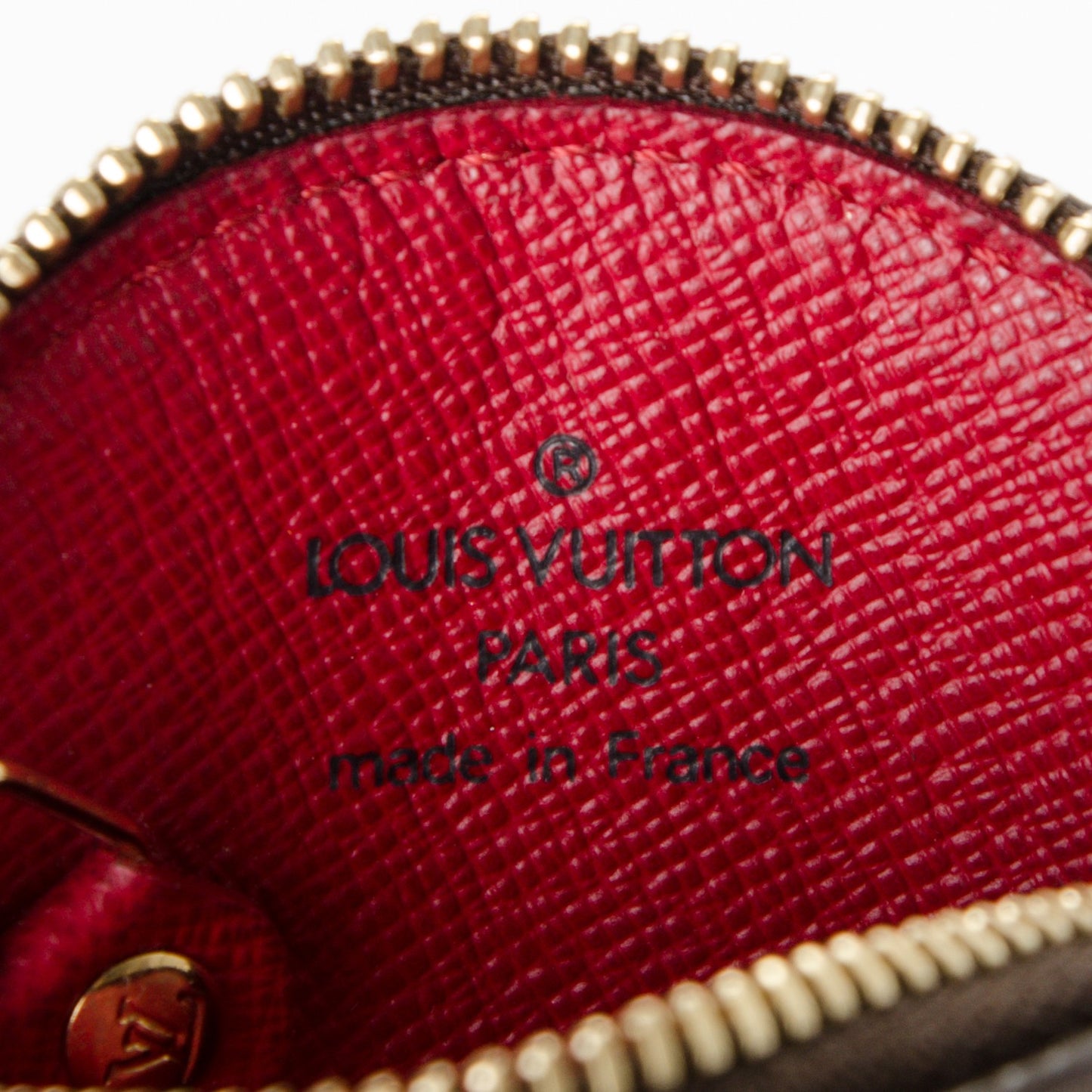 Monogram Cerises Round Coin Purse