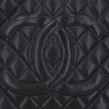 Chanel Caviar Quilted Medallion Tote Black 8 of 10