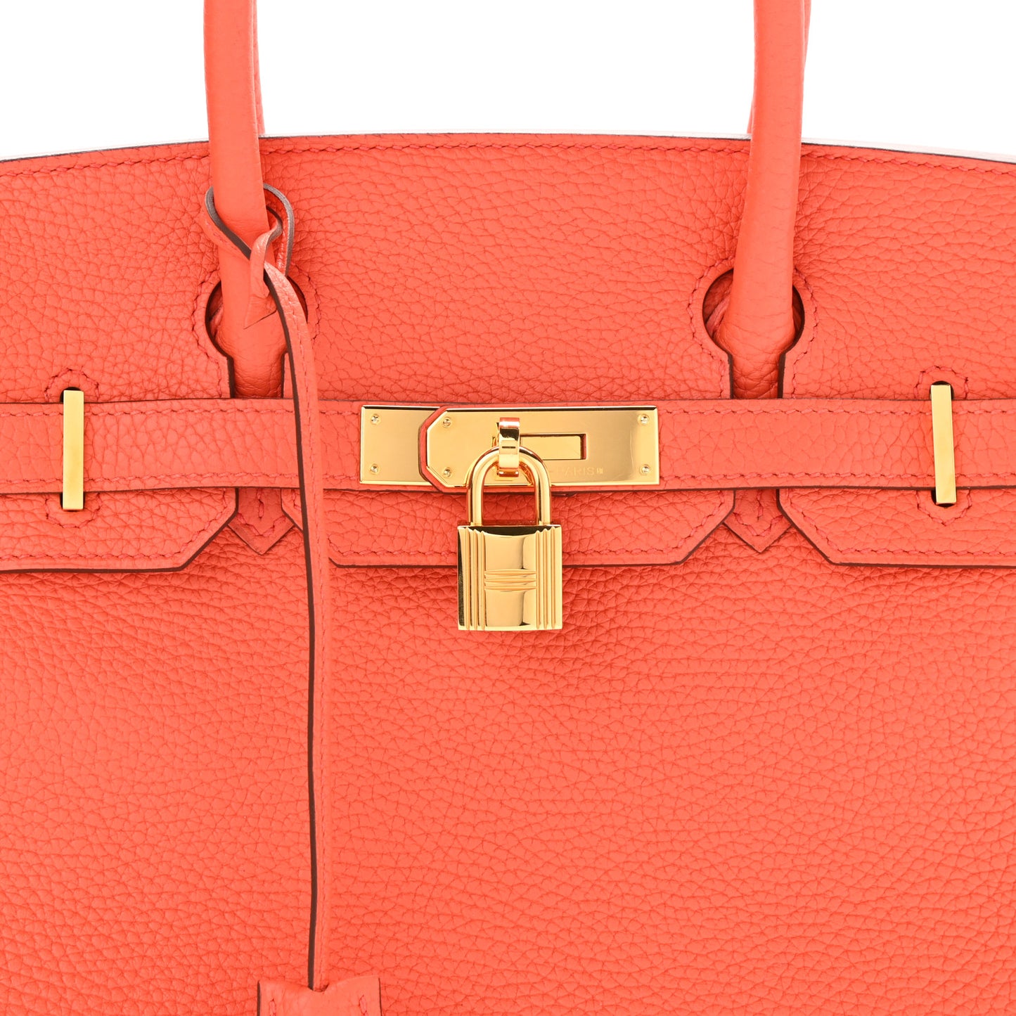Togo Birkin 30 Orange Poppy
