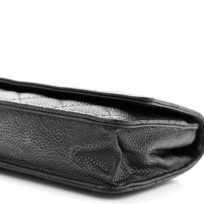 Chanel Caviar Quilted Wallet on Chain WOC Black 11 of 12