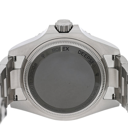 Rolex Stainless Steel 44mm Oyster Perpetual Date Sea-Dweller Deepsea James Cameron Watch Blue 136660 4 of 5