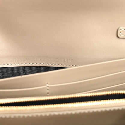 Fendi Vitello King Cruise FF Diamonds Continental Envelope Wallet On Chain Gianduia 6 of 11