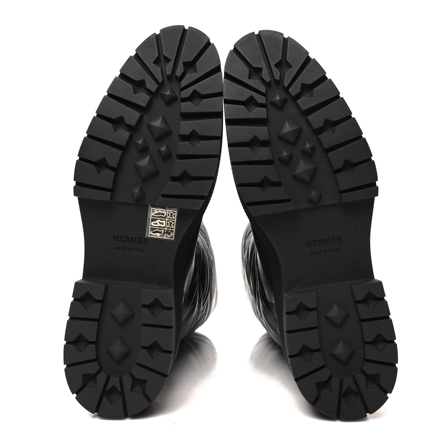 Goatskin Quilted Fuji Boots 38 Black