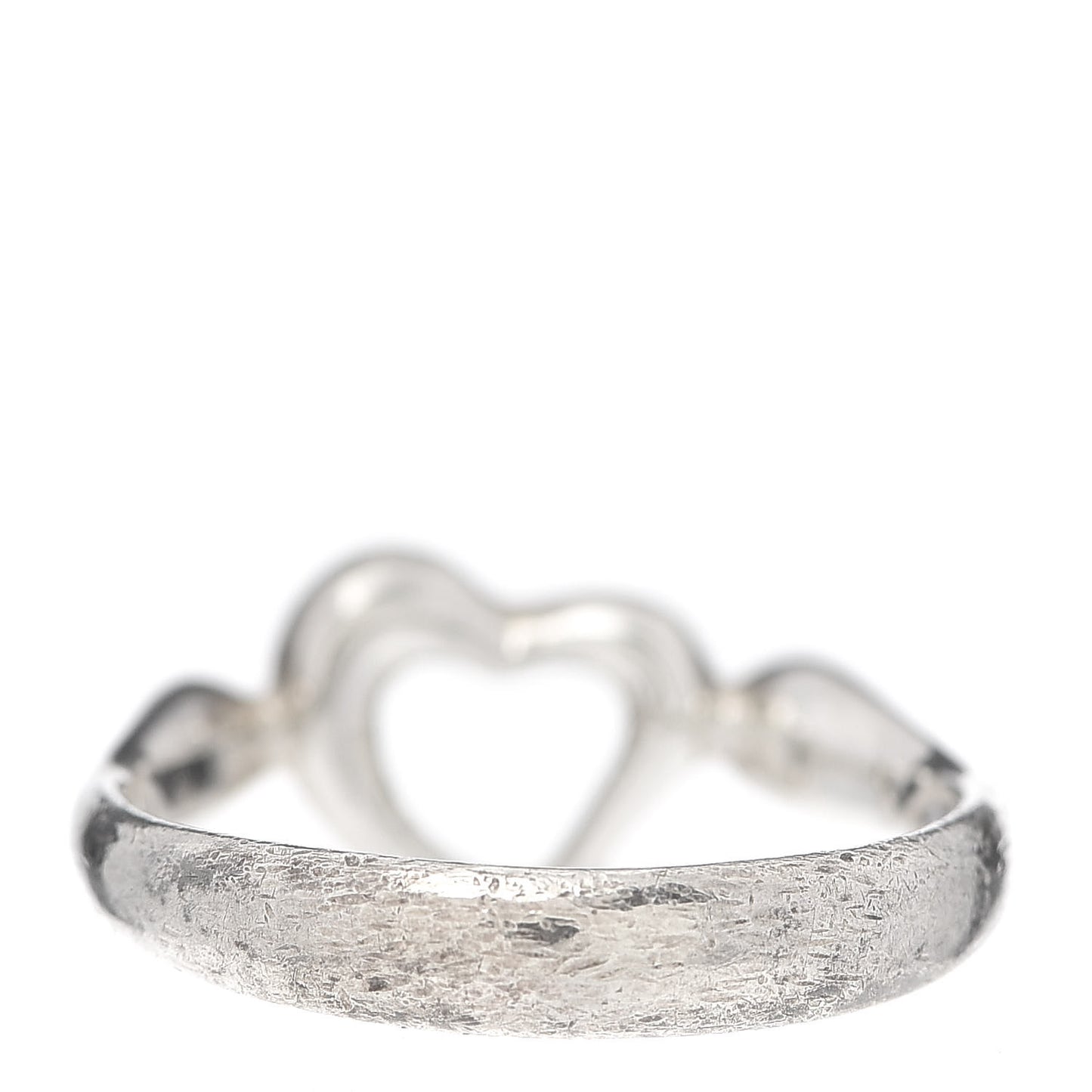 Sterling Silver Elsa Peretti Open Heart Ring 49 5