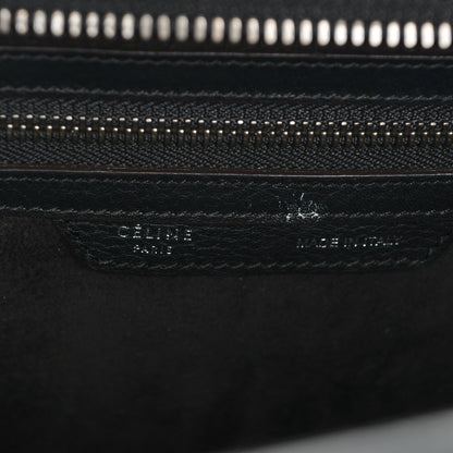Celine Drummed Calfskin Mini Luggage Black 6 of 6