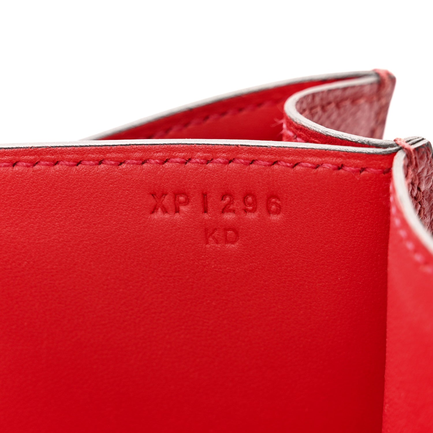 Hermes Epsom Enamel Constance 24 Rouge Grenat 7 of 13