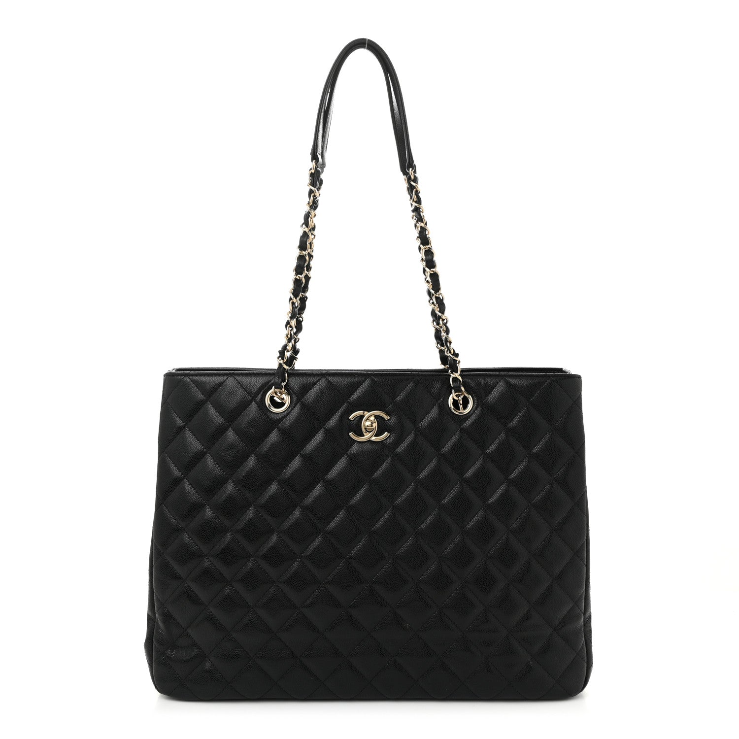 Chanel Caviar Quilted Large Shopping Tote Black 1 of 10