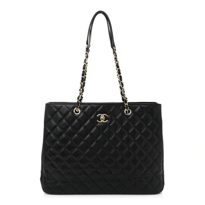 Chanel Caviar Quilted Large Shopping Tote Black 1 of 10