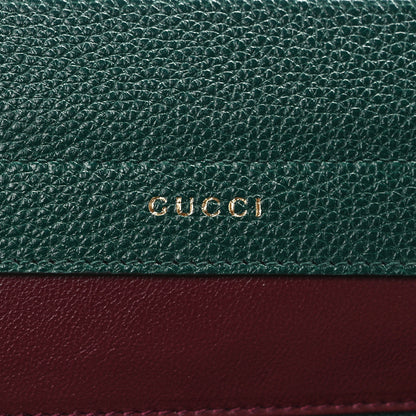 Gucci Grainy Calfskin Small Zumi Top Handle Bag Vintage Green 6 of 10