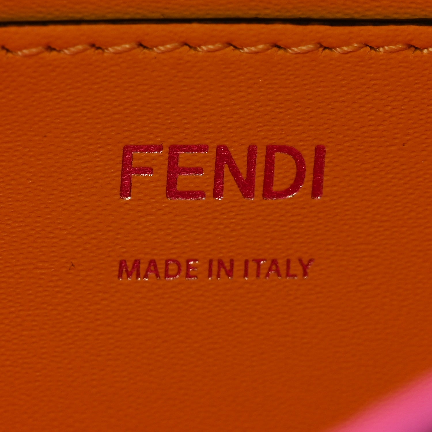 Fendi X SARAH COLEMAN Glazed Canvas Vitello King FF Vertigo Mini Baguette 1997 Mimosa White 6 of 11