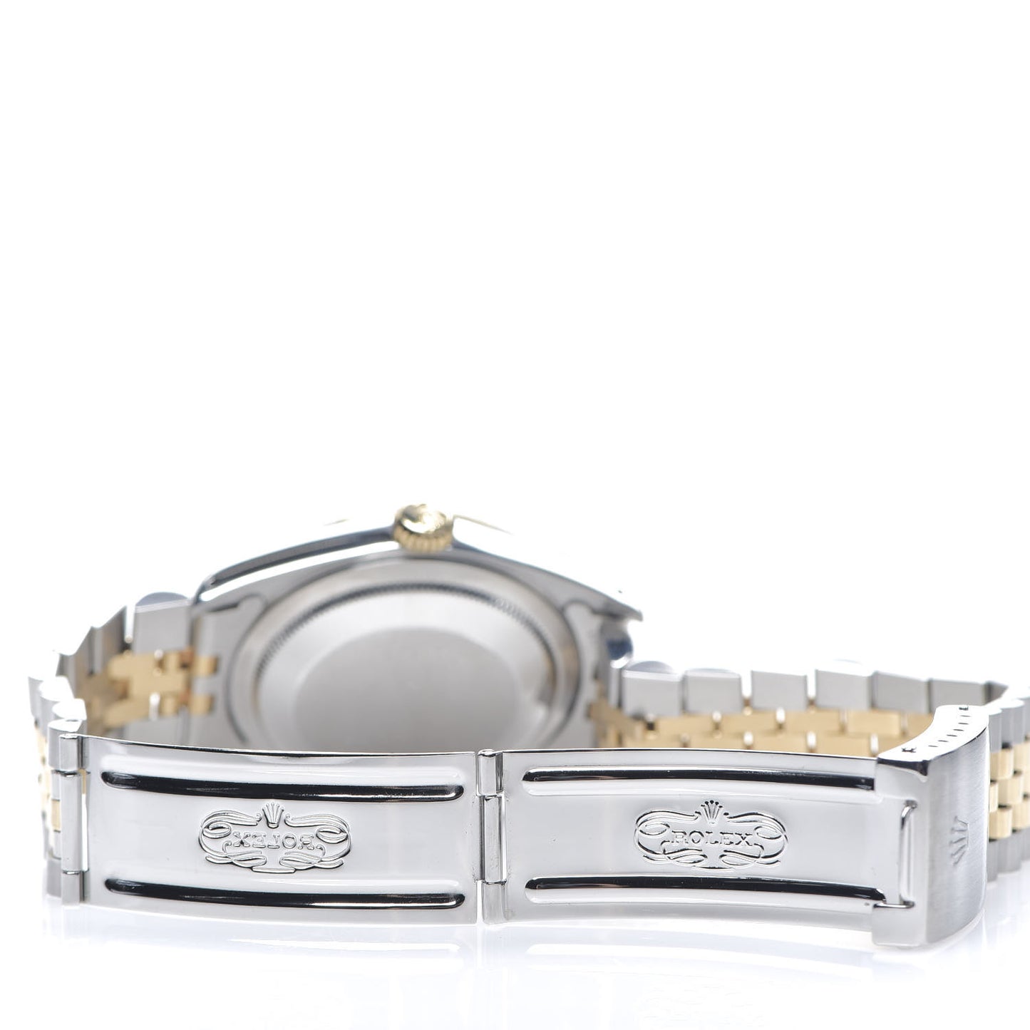 Stainless Steel 18K Yellow Gold Diamond 36mm Oyster Perpetual Datejust Watch Champagne 16233