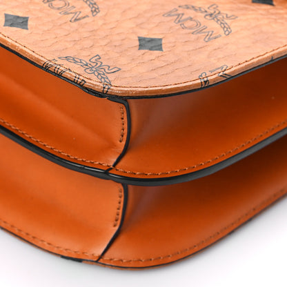 MCM Visetos Patricia Crossbody Bag Cognac 7 of 7