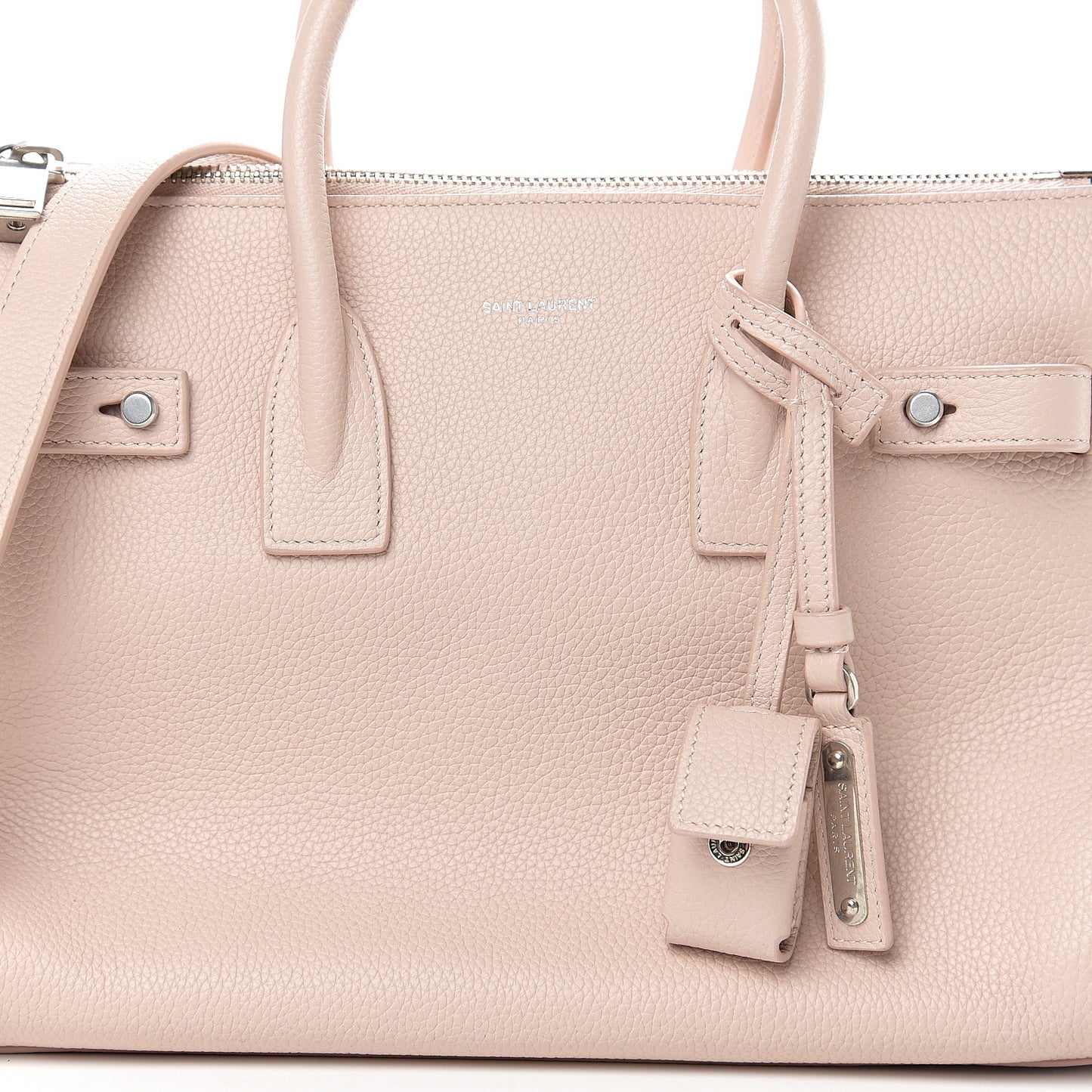 Grained Calfskin Baby Sac De Jour Souple Marble Pink