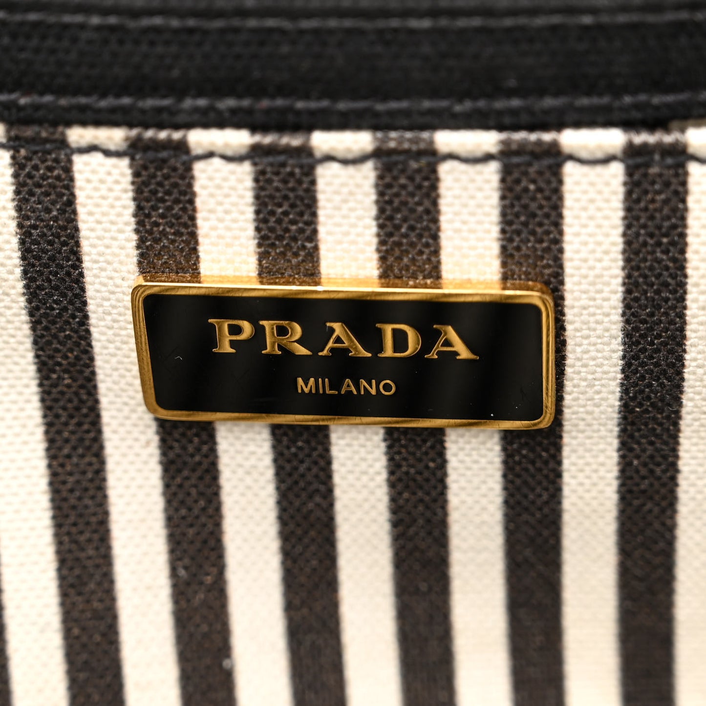 Canapa Small Logo Tote Black Talco