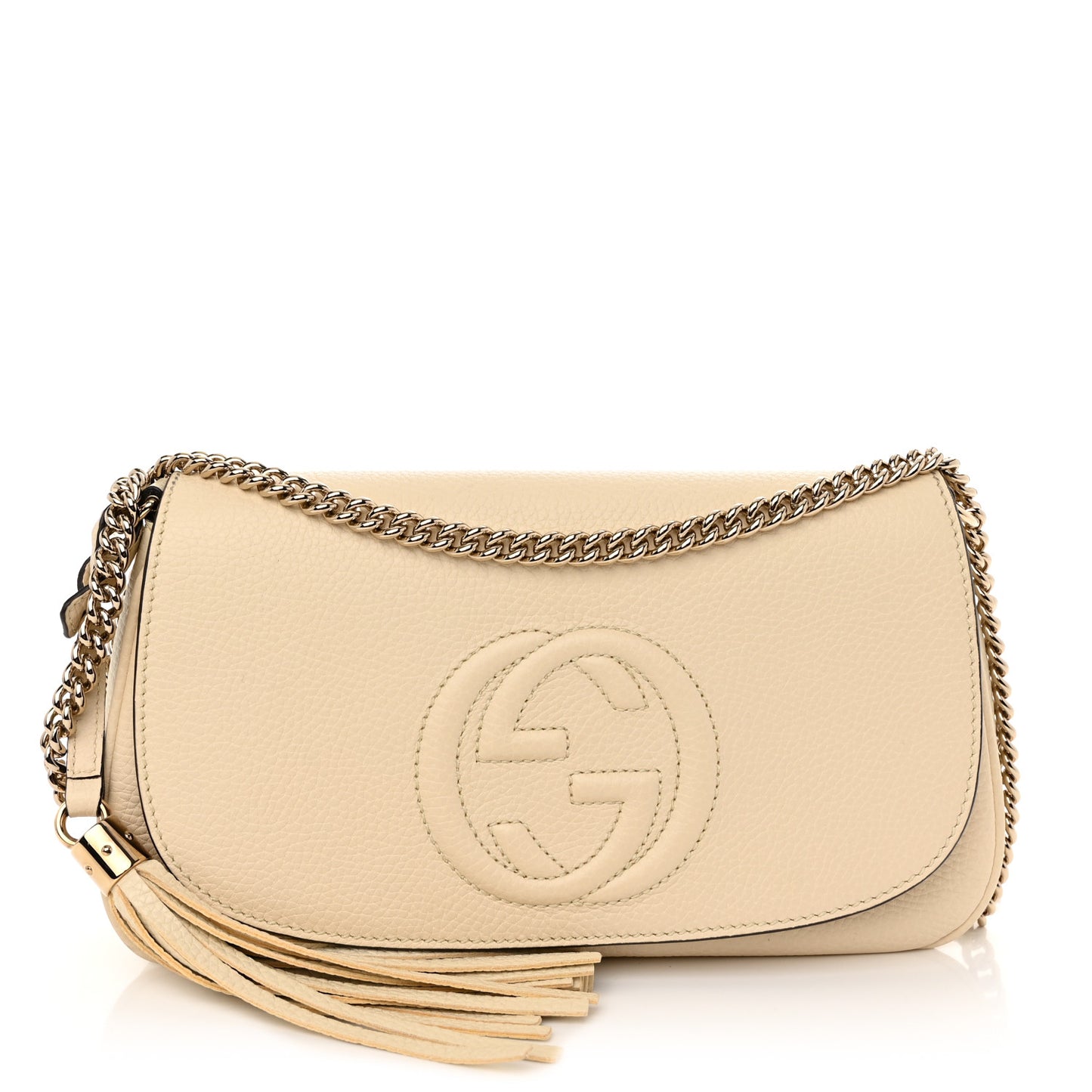 Cellarius Calfskin Medium Soho Flap Crossbody Ivoire