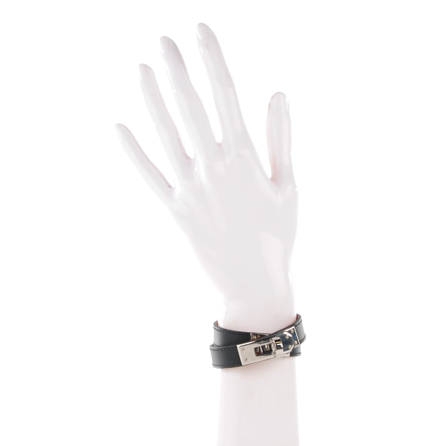 Hermes Box Kelly Double Tour Bracelet XS Black 5 of 12