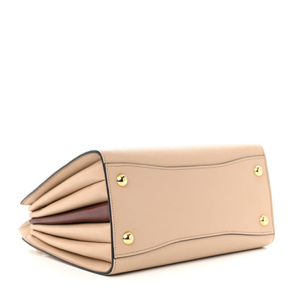 Prada Saffiano City Calfskin Bibliothèque Top Handle Cammeo Granato 4 of 10