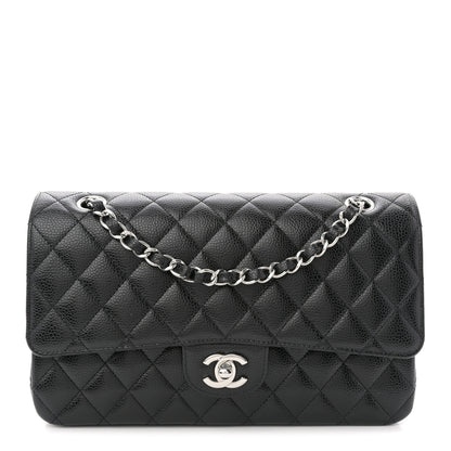 Chanel Caviar Quilted Medium Double Flap Black 1 of 11