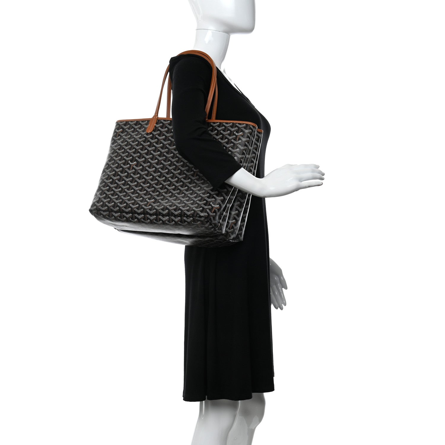 Goyard Goyardine Isabelle PM Black Gold 2 of 11